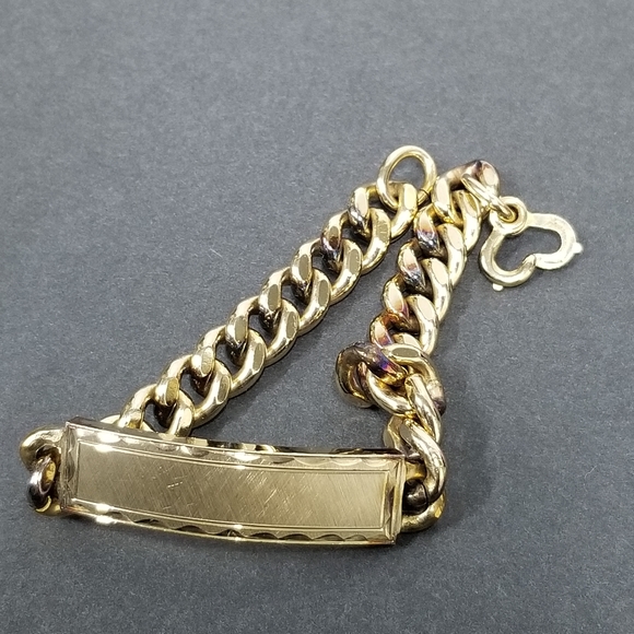 Elco 12k Gold Filled Chunky Bracelet - Picture 12 of 14